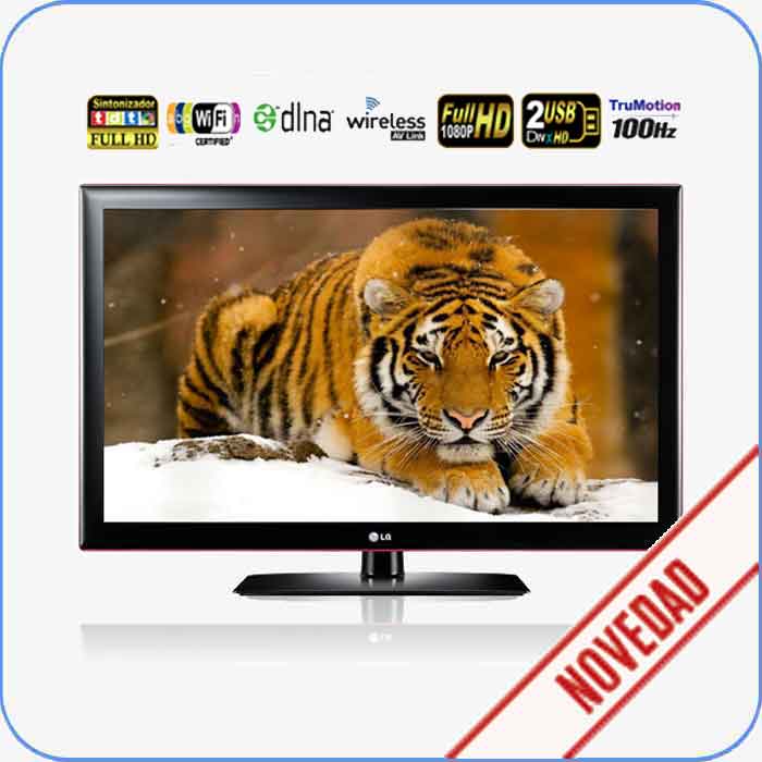 LCD de 32" LG 32LD650 FullHD, TDT HD, TruMotion 100Hz, DLNA, WiFi y 2 USB