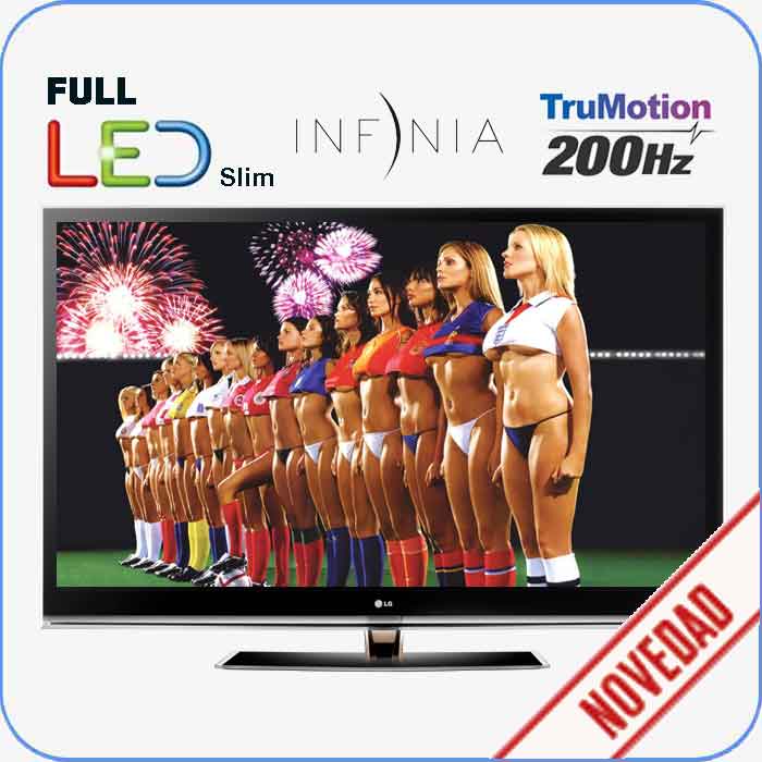 Pantalla LED de 47" LG 47LE8500 gama INFINIA, FullHD, TruMotion 200Hz, TDT HD, 2 USB, WiFi, Bluetooth