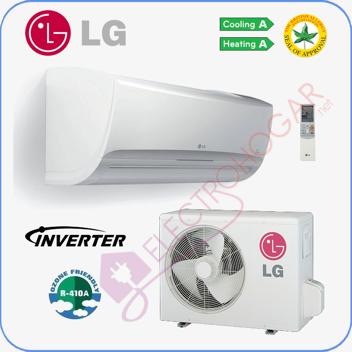 Aire acondicionado split LG S12BF inverter 3010 / 3450Frg.