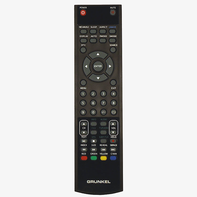 Mando a distancia original LCD / LED HK0001 Grunkel, Saivod, Ansonic