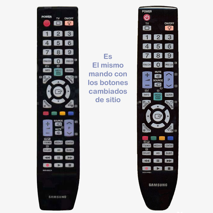 Mando a distancia original SAMSUNG BN59-00938A = BN59-00937A