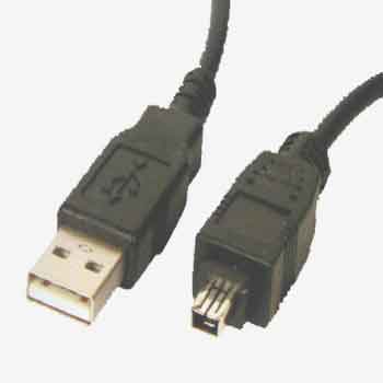 Cable Usb A - DV 4 pin Mini FireWire