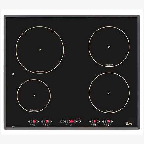 Vitroceramica de inducci�n Teka IR 641, 4 Zonas, marco cristal biselado