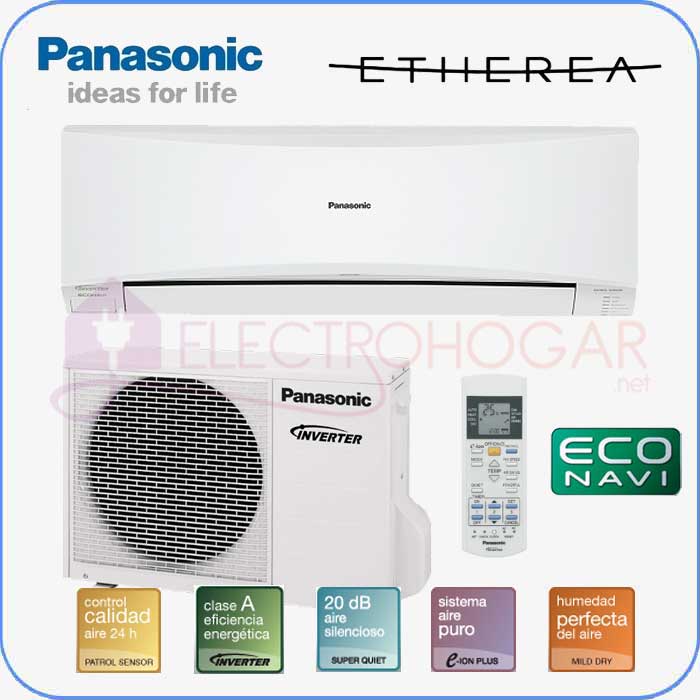 Aire acondicionado Panasonic Kit E12MKE Inverter 3010 Frig.