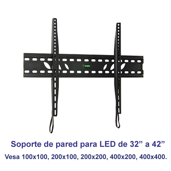 Soporte de pared fijo modelo SSP-310N para pantallas de 32" a 42"