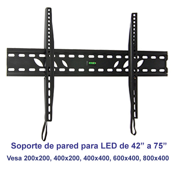 Soporte de pared fijo modelo SSP-314N para pantallas de 42" a 75"