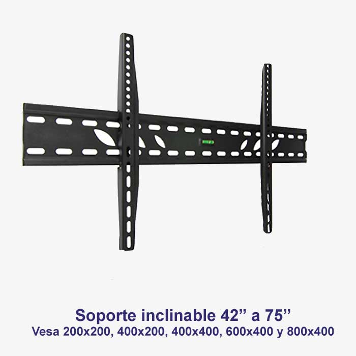 Soporte de pared inclinable SSP-328N para pantallas de 42" a 75"