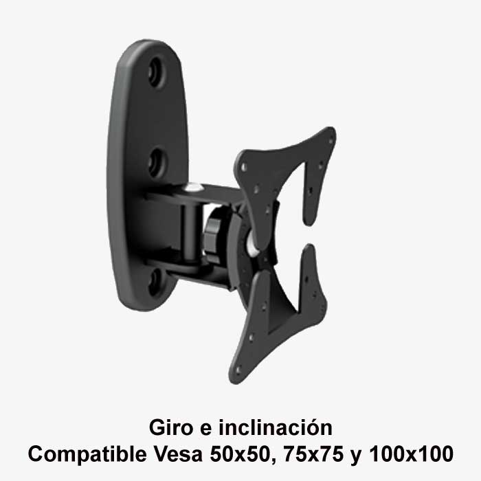 Soporte de pared articulado de 10 a 24" giro e inclinaci�n SSP-341N