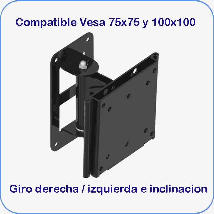 Soporte Doble articulaci�n para LCD de 15" a 22" modelo TMSLC009