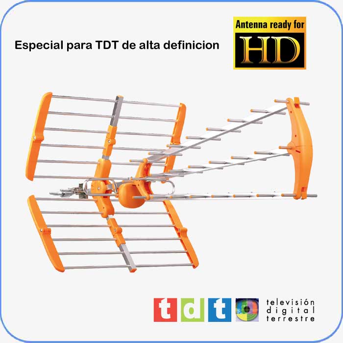 Antena TDT-UHF. SMT8200 dise�ada para recepci�n TDT y TDTHD