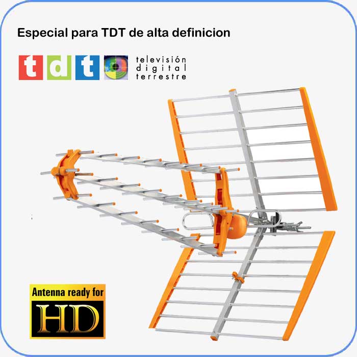 Antena SMT9000 dise�ada para recepci�n TDT y TDTHD. Alta ganancia