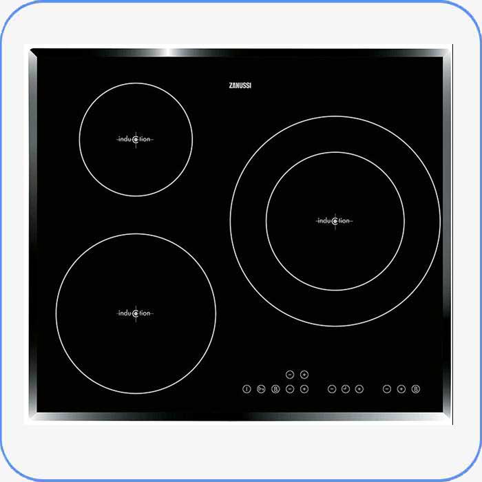 Vitroceramica inducci�n Zanussi ZIT63BV 3 zonas, marco biselado