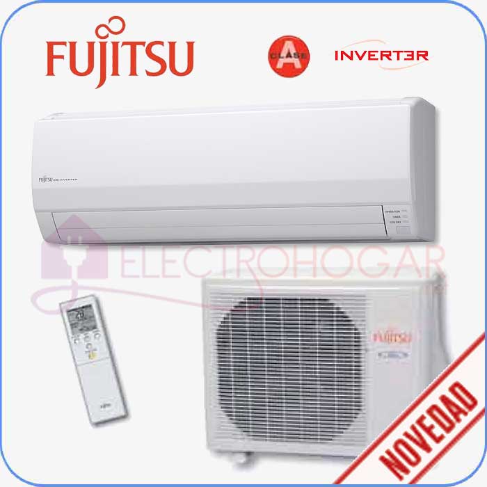 Aire acondicionado Fujitsu inverter ASY 25Ui LE 2150 Frig. clase A/A Aire acondicionado Fujitsu inverter ASY 25Ui LE 2150 Frig. clase A/A
