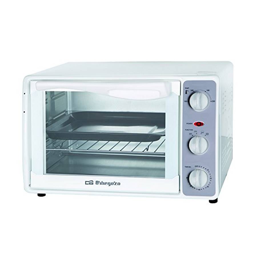 HO230 Horno de sobremesa de 23 litros y 1500W de orbegozo en color blanco.