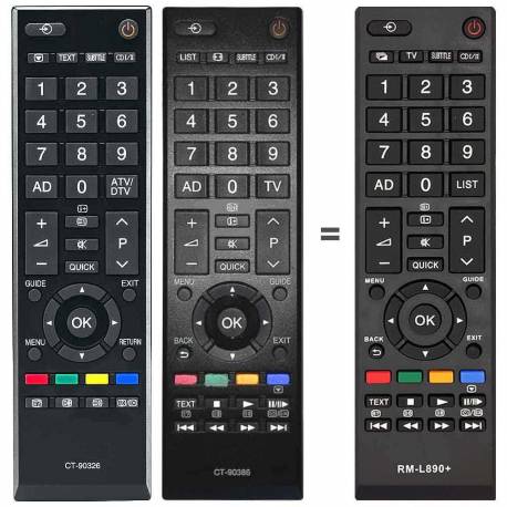 Mando a distancia Toshiba CT-90326, Toshiba CT-90386