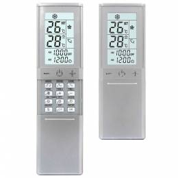 Mando universal para aire acondicionado KT-N898 color plata.