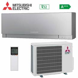 Aire acondicionado Mitsubishi MSZ-EF25VGK-S, Plata. 2150Frig Gas R32 con WiFi