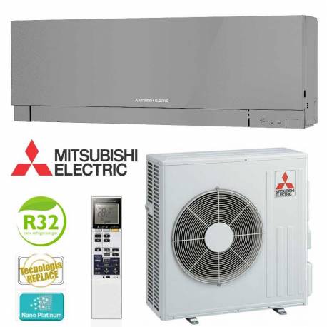 Aire acondicionado Mitsubishi MSZ-EF50VGS Plata 