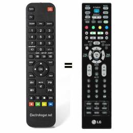Mando a distancia sustituto LG MKJ32022814 para TV con Disco duro