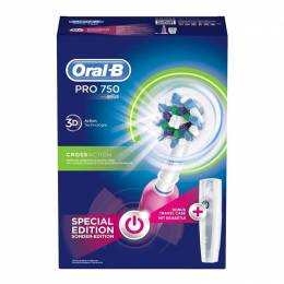Cepillo dental Oral-B PRO 750 Rosa CrossAction 3D