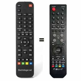 Mando a distancia para Nevir NVR-7406-43HD-N NVR-7406-39HD-N. ,,, 