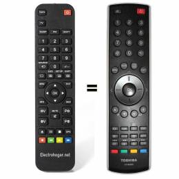 Mando a distancia sustituto del Toshiba CT-90300