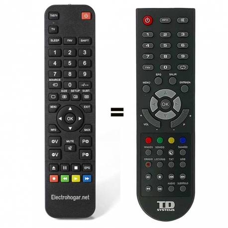 Mando a distancia para TD Systems K24DLH8H. Mando 11618