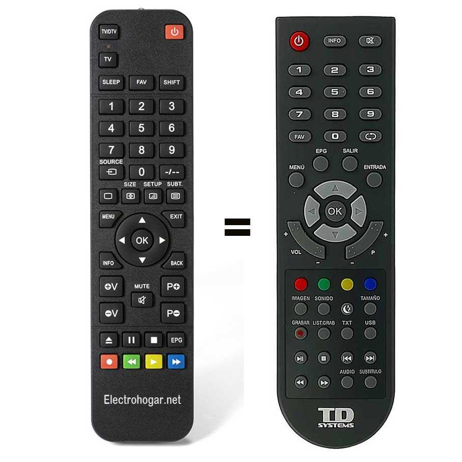 TD Systems - Mandos A Distancia / Accesorios Para TV, Vídeo Y Home Cinema TD Systems - Mandos A Distancia / Accesorios Para TV, Vídeo Y Home Cinema