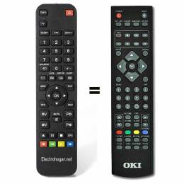 Mando a distancia sustituto del OKI V32N-FHTUV