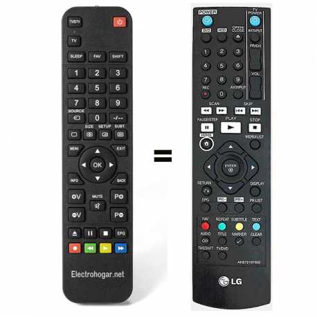 Mando a Distancia Original para TV LED LG // Modelo TV: 22MT45DP