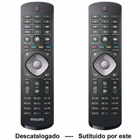 Mando a distancia sustituto para Philips 996590009989 y 996590020569