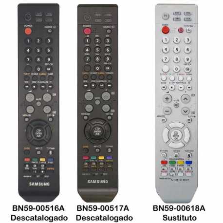 Recambio sustituto mando a distancia Samsung BN59-00516A y BN59-00517A