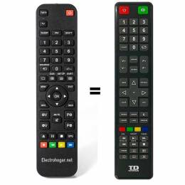 Mando a distancia sustituto para TD Systems K24DLT7F