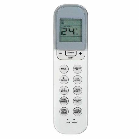 Mando original RG36/BGE, RG36F/BGFE, RG36A/BGE para aire acondicionado Midea, HTW, ...