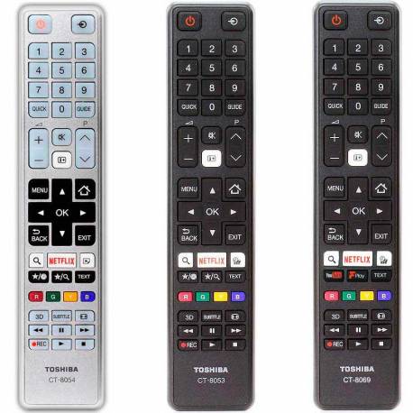 Mando a distancia original Toshiba CT-8053, CT-8054.