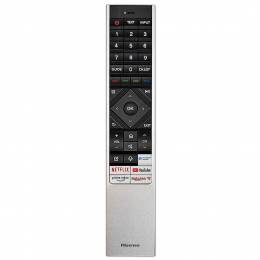 Mando a distancia original Hisense ERF6F64H plata.