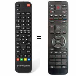 Mando a distancia sustituto 5013 para Nevir, Akai, Graetz, Seleco, Vivax y otra marcas.
