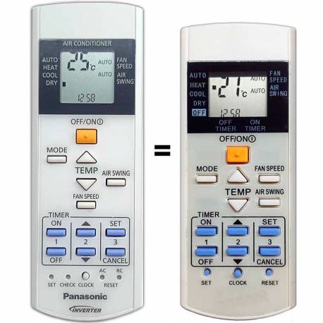 Mando aire Panasonic CS-UE9QKE, CS-UE12QKE, CS-RE9QKE, CS-RE12QKE...