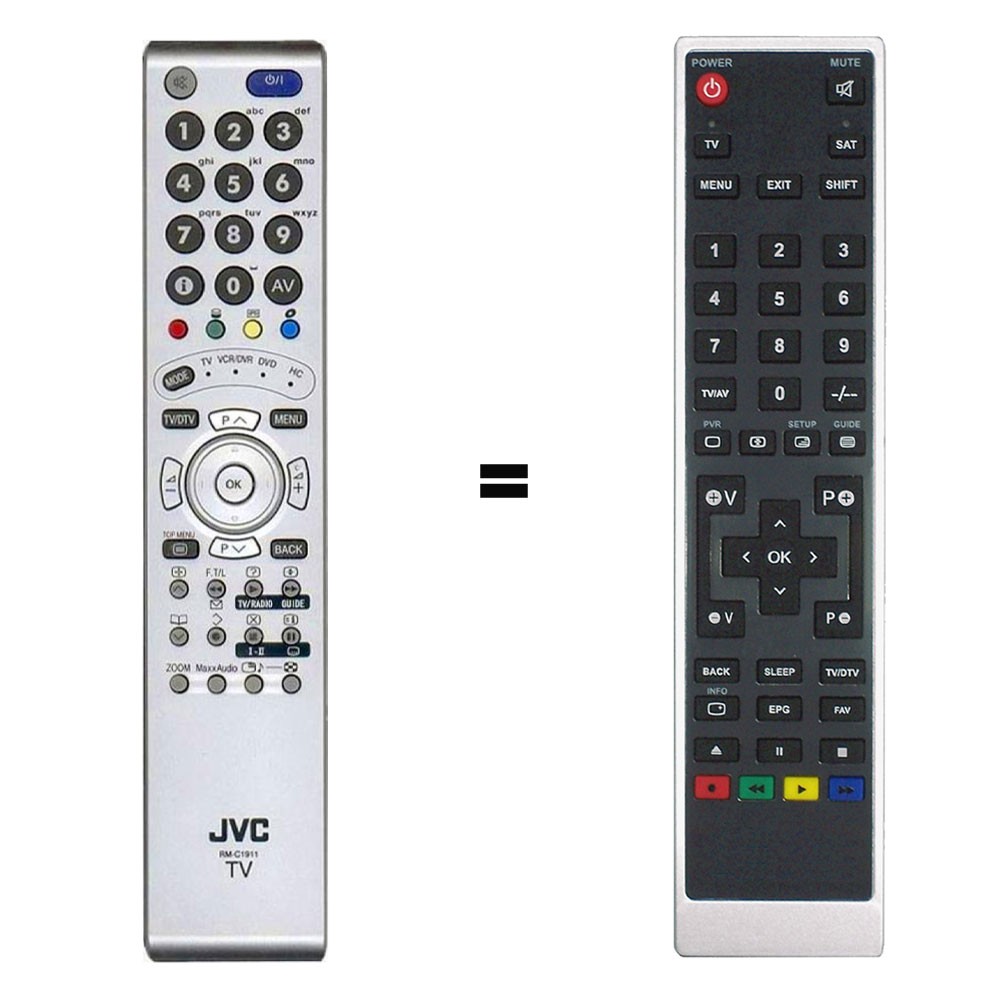 Nuovo RM-Series Ricambio TV Telecomando per Jvc LT22HG2WU