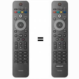Mando a distancia sustituto del Philips RC4707 y RC4709 con Ambilight