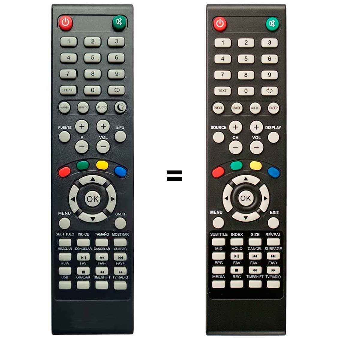 Telecomando Di Ricambio Per TV K40DLT5F, K32DLT5H – Leggero, Ergonomico, Tasti Morbidi, Codice 8142023670072