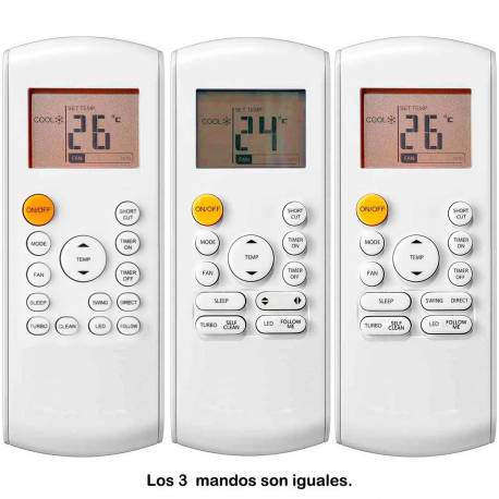 MandoaireacondicionadoRG57B/BGE,RG57A4/BGEF,RG57A2/BGEF...