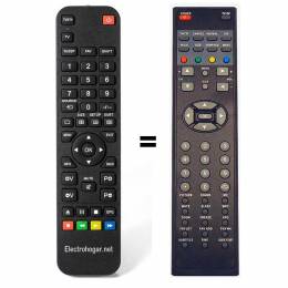 Mando a distancia sustituto LCD / LED OL0037 Grunkel, Saivod, Ansonic.