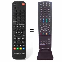 Mando a distancia Sustituto Sharp GA586WJSA, GA572WJSA, GA686WJSA.