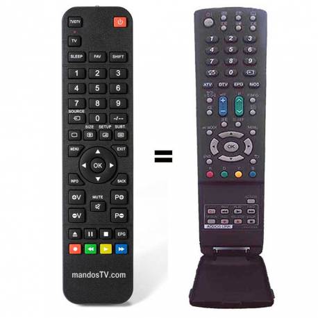 Mando a distancia Sharp GA586WJSA, GA572WJSA y GA686WJSA