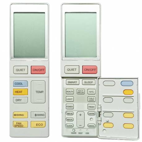 Mando a distancia aire acondicionado Haier AS20S2SN3FA, AS25S2SN3FA, AS35S2SN3FA, AS50S2SN3FA, AS71S2SN3FA,.