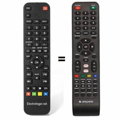 MandoparaTVAspesATV3200SM,ATV4300SM,ATV5500SM.