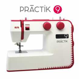 Máquina de coser Alfa PRACTIK 9, 34 puntadas y enhebrado automático