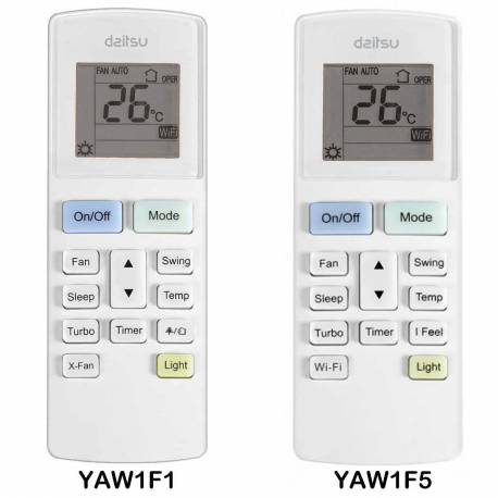 YAW1F, YAW1F1, YAW1F5, Mando aire acondicionado Daitsu.