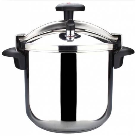 Olla express Magefesa Star 8L recta acero Inox para todos los fuegos